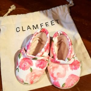 Clamfeet 0-6m floral